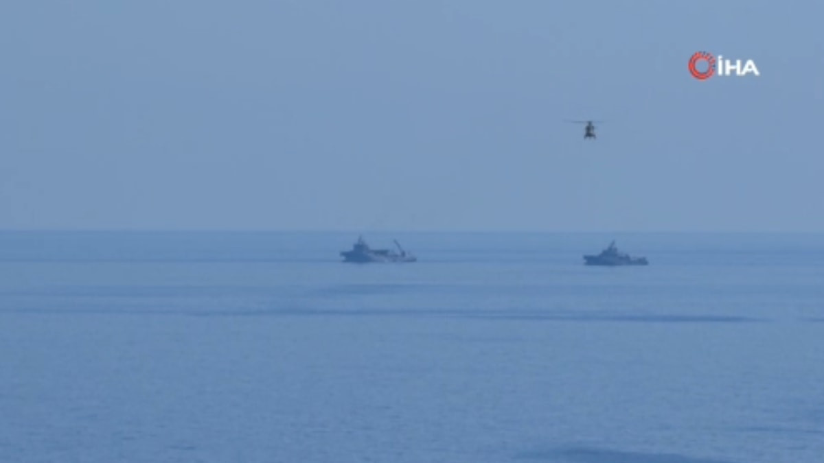Girne’de arama çalışmaları 4’üncü gününde: TCG Alemdar çalışmalara katıldı