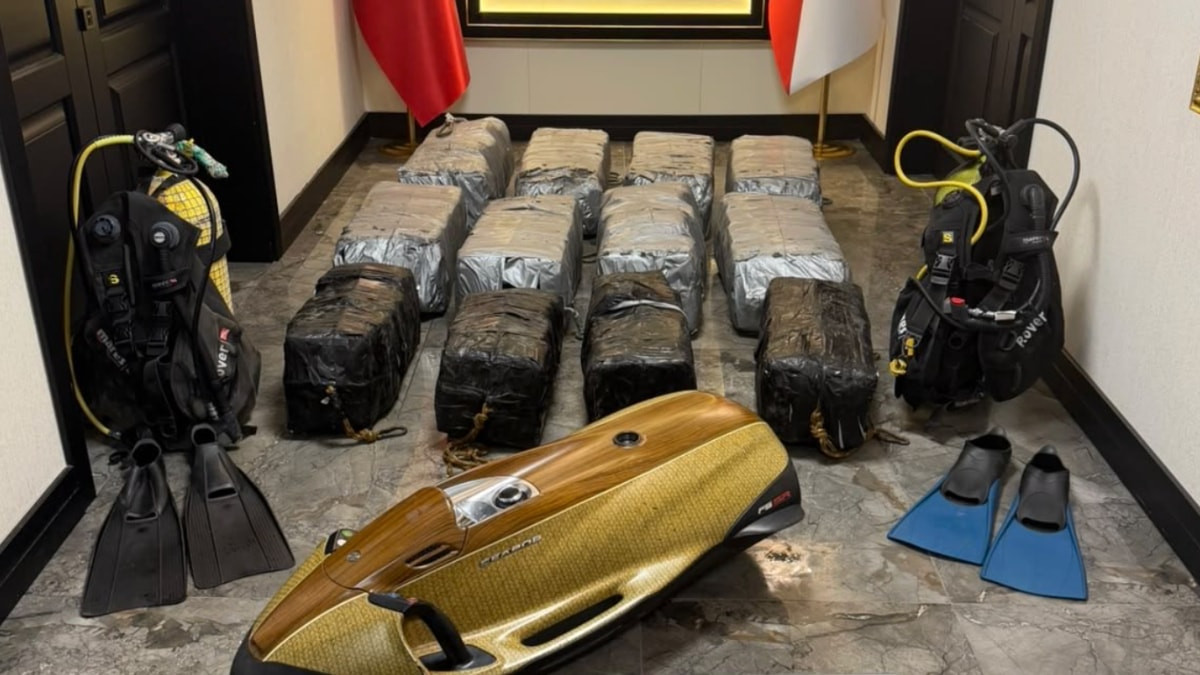 Mersin Limanı’ndaki Güney Amerika’dan gelen gemide 350 kilogram kokain ele geçirildi
