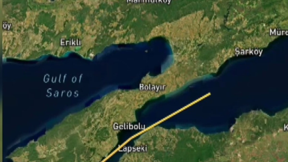 Silivri açıklarında kaza yapan 2 geminin manevraları radara yansıdı